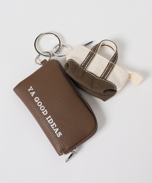 FRAMeWORK(フレームワーク)の「YA GOOD IDEAS YA BIG&MINI トート S(キャンバス)(トートバッグ・レディース・ブラック/ブラウン・FREE)」の18枚目の写真