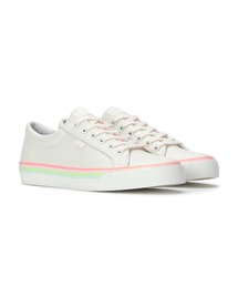 Keds ケッズ ジャンプ キック レザー フォクシング ストライプ オフホワイト