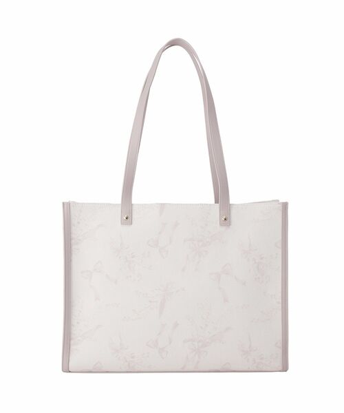 Maison de FLEUR(メゾンドフルール)の「すずらんプリントスクエアトートバッグ(トートバッグ・レディース・ブラック/ピンク系その他3/ブルー系その他7・FREE)」の12枚目の写真