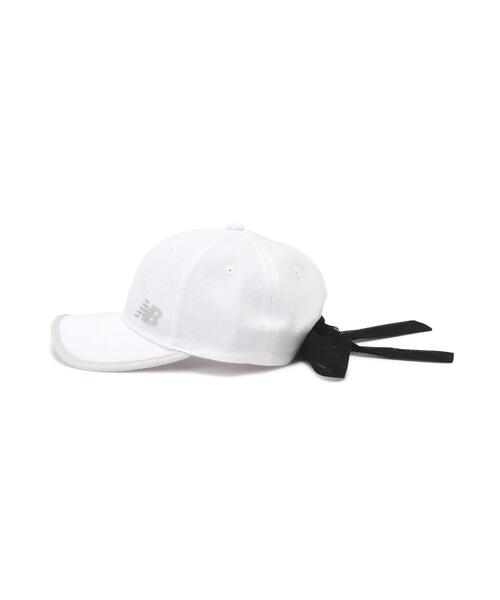 New Balance Golf（ニューバランスゴルフ）の「【new balance golf】りぼん 6パネルキャップ (WOMENS)（キャップ・レディース・ブラック/ホワイト/グレー・FREE）」の5枚目の写真