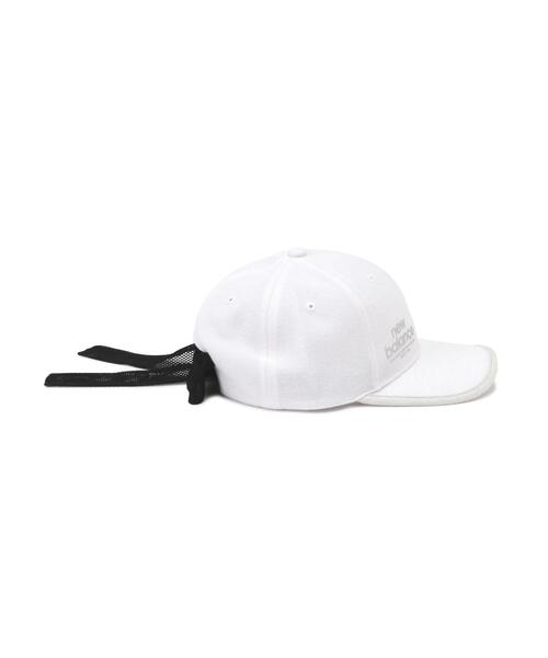 New Balance Golf（ニューバランスゴルフ）の「【new balance golf】りぼん 6パネルキャップ (WOMENS)（キャップ・レディース・ブラック/ホワイト/グレー・FREE）」の4枚目の写真