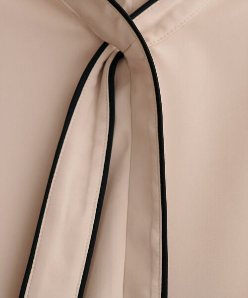 natural couture（ナチュラルクチュール）の「ねじり配色ボウタイブラウス（シャツ/ブラウス・レディース・その他2/その他1/ベージュ/サックスブルー/ピンクベージュ/アイボリー・FREE）」の20枚目の写真