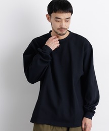 NANO universe（ナノユニバース）の「ワッフルプルオーバーTシャツ 長袖（Tシャツ/カットソー）」