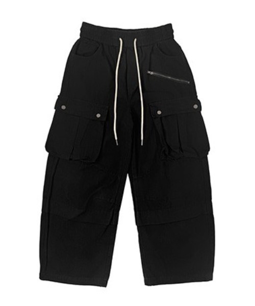 anyonemore(エニワンモア)の「ビッグカーゴポケットバルーンワイドパンツ(その他パンツ・レディース・ブラック/クリーム・LARGE/MEDIUM/SMALL)」の21枚目の写真