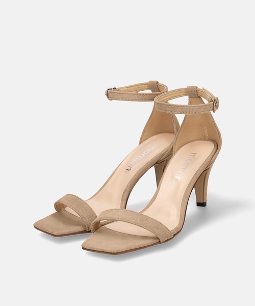 MAMIAN(マミアン)の「シンプル ストラップ サンダル (7.0cmヒール)(サンダル・レディース・ホワイト/ライトオリーブ/シルバー/ミント/ベージュ/ブラック・LL/M/L/S)」の8枚目の写真