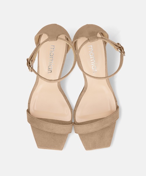 MAMIAN(マミアン)の「シンプル ストラップ サンダル (7.0cmヒール)(サンダル・レディース・ホワイト/ライトオリーブ/シルバー/ミント/ベージュ/ブラック・LL/M/L/S)」の10枚目の写真