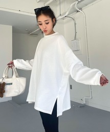 オーバーサイズデイリーハグロングtee