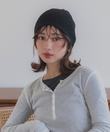 polcadot | メッシュ サマービーニー / 軽量 シンプル ニット帽(ニットキャップ/ビーニー)