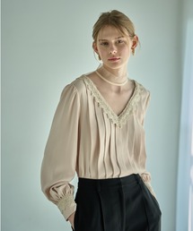 Sheer Tucked Blouse シアー&タックブラウス