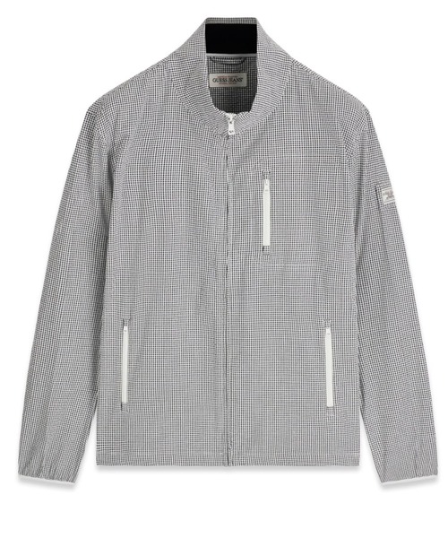GUESS JEANS（ゲスジーンズ）の「GUESS JEANS Packable Jacket ジャケット ブルゾン（ブルゾン・メンズ・ホワイト×ブラック・SMALL/MEDIUM/LARGE/X-LARGE/XX-LARGE）」の5枚目の写真