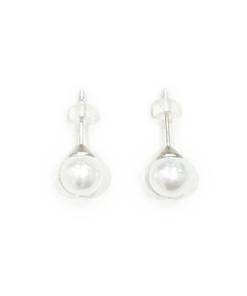 CARROLL(キャロル)の「CARROLL キャロル パールキャッチピアス "8mm"(ピアス(両耳用)・レディース・ホワイト・FREE)」の2枚目の写真