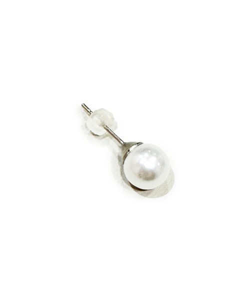 CARROLL(キャロル)の「CARROLL キャロル パールキャッチピアス "8mm"(ピアス(両耳用)・レディース・ホワイト・FREE)」の3枚目の写真