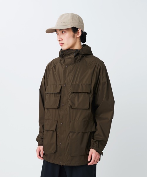 Snow Peak（スノーピーク）の「Snow Peak / U.L. Double Weave Mountain Parka ダブルウィーブマウンテンパーカー（マウンテンパーカー・メンズ・ブラック/ピンク/ブラウン・L/M）」の2枚目の写真