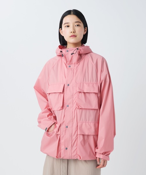 Snow Peak（スノーピーク）の「Snow Peak / U.L. Double Weave Mountain Parka ダブルウィーブマウンテンパーカー（マウンテンパーカー・メンズ・ブラック/ピンク/ブラウン・L/M）」の3枚目の写真