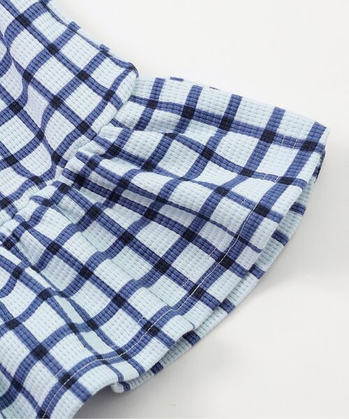 apres les cours(アプレレクール)の「【WEB限定】袖フリルワッフルTシャツ(Tシャツ/カットソー・キッズ・グリーン/ブラック/ブラウン/サックスブルー/レッド・110/100/80/120/90/140/130)」の13枚目の写真