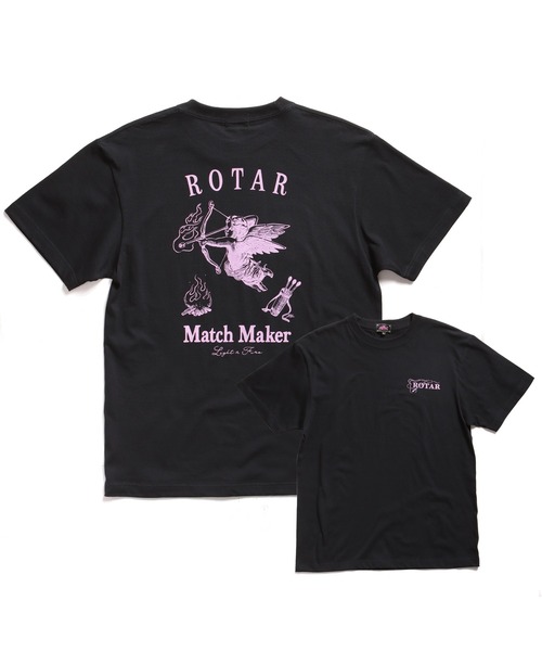 ROTAR(ローター)の「Match Maker Tee(Tシャツ/カットソー・メンズ・ホワイト/ブラック/イエロー系その他/ベビーピンク・SMALL/MEDIUM/LARGE/X-LARGE)」の2枚目の写真