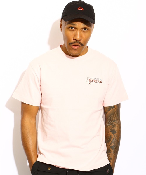 ROTAR(ローター)の「Match Maker Tee(Tシャツ/カットソー・メンズ・ホワイト/ブラック/イエロー系その他/ベビーピンク・SMALL/MEDIUM/LARGE/X-LARGE)」の18枚目の写真