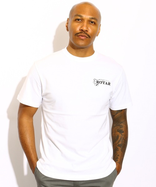 ROTAR(ローター)の「Match Maker Tee(Tシャツ/カットソー・メンズ・ホワイト/ブラック/イエロー系その他/ベビーピンク・SMALL/MEDIUM/LARGE/X-LARGE)」の5枚目の写真