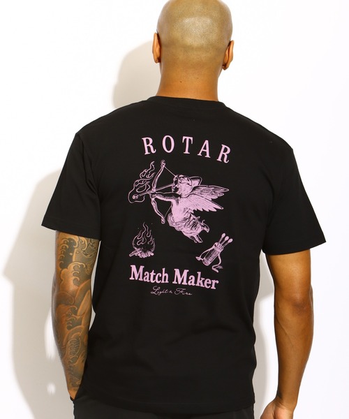 ROTAR(ローター)の「Match Maker Tee(Tシャツ/カットソー・メンズ・ホワイト/ブラック/イエロー系その他/ベビーピンク・SMALL/MEDIUM/LARGE/X-LARGE)」の7枚目の写真