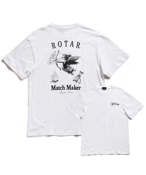 ROTAR(ローター)の「Match Maker Tee(Tシャツ/カットソー・メンズ・ホワイト/ブラック/イエロー系その他/ベビーピンク・SMALL/MEDIUM/LARGE/X-LARGE)」の8枚目の写真