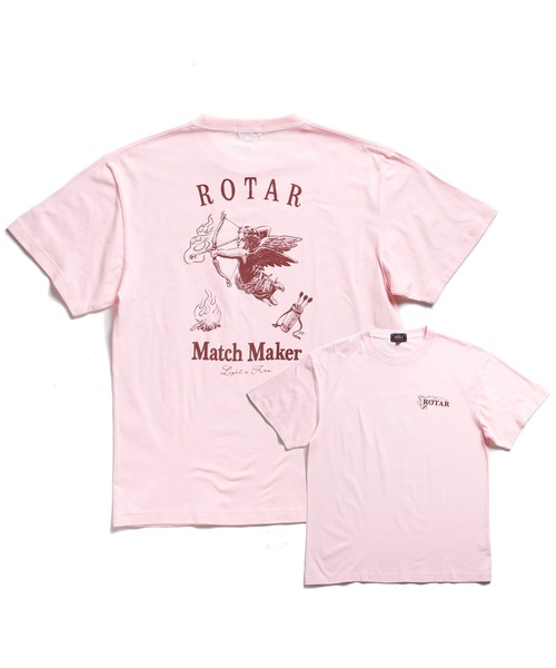 ROTAR(ローター)の「Match Maker Tee(Tシャツ/カットソー・メンズ・ホワイト/ブラック/イエロー系その他/ベビーピンク・SMALL/MEDIUM/LARGE/X-LARGE)」の9枚目の写真
