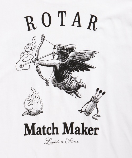 ROTAR(ローター)の「Match Maker Tee(Tシャツ/カットソー・メンズ・ホワイト/ブラック/イエロー系その他/ベビーピンク・SMALL/MEDIUM/LARGE/X-LARGE)」の11枚目の写真