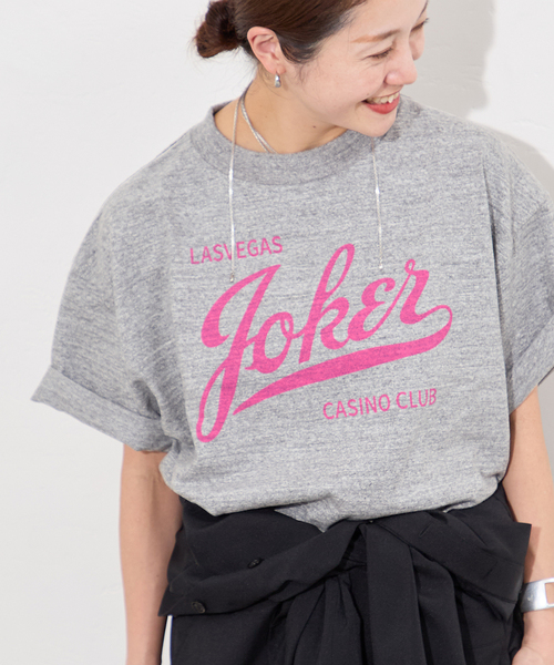 RIDING HIGH（ライディングハイ）の「別注【RIDING HIGH/ライディングハイ】マルドウラフィTEE（Tシャツ/カットソー・レディース・チャコールグレー/ホワイト/アイボリー・FREE）」の7枚目の写真