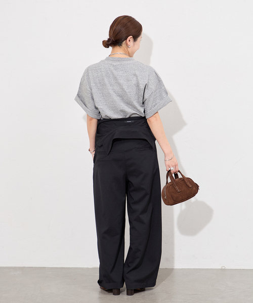 RIDING HIGH（ライディングハイ）の「別注【RIDING HIGH/ライディングハイ】マルドウラフィTEE（Tシャツ/カットソー・レディース・チャコールグレー/ホワイト/アイボリー・FREE）」の9枚目の写真