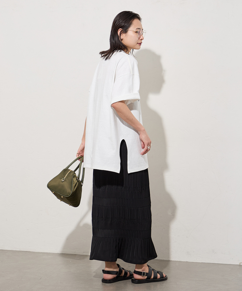 RIDING HIGH（ライディングハイ）の「別注【RIDING HIGH/ライディングハイ】マルドウラフィTEE（Tシャツ/カットソー・レディース・チャコールグレー/ホワイト/アイボリー・FREE）」の10枚目の写真