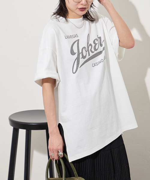 RIDING HIGH（ライディングハイ）の「別注【RIDING HIGH/ライディングハイ】マルドウラフィTEE（Tシャツ/カットソー・レディース・チャコールグレー/ホワイト/アイボリー・FREE）」の11枚目の写真