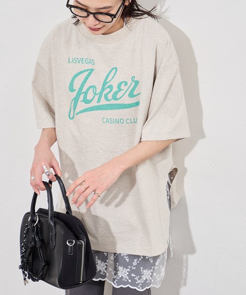 RIDING HIGH（ライディングハイ）の「別注【RIDING HIGH/ライディングハイ】マルドウラフィTEE（Tシャツ/カットソー・レディース・チャコールグレー/ホワイト/アイボリー・FREE）」の15枚目の写真