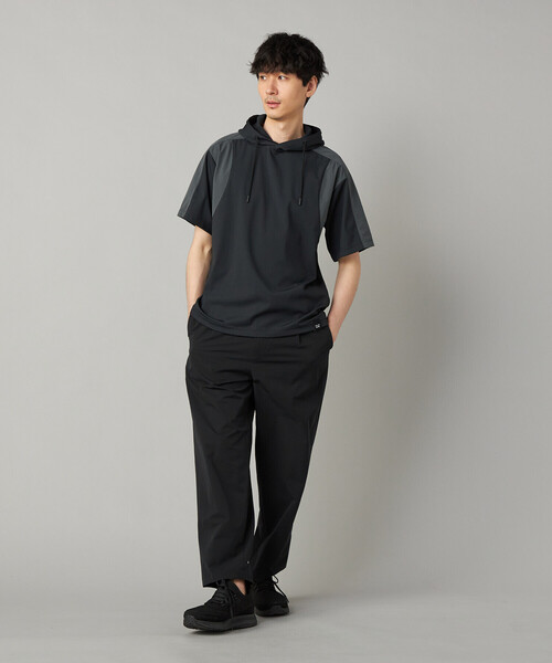 コムコム 22ss バルーンパンツ セール】【撥水】【COMME CA MEN BLACK】〔TEXBRID〕ライト バルーン