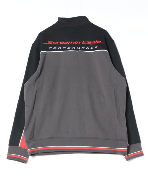 Harley-Davidson（ハーレーダビッドソン）の「Screamin' Eagle(R)1/4ジップ フリース プルオーバー（スウェット・メンズ・ブラック系その他・X-LARGE/SMALL/LARGE/MEDIUM）」の3枚目の写真