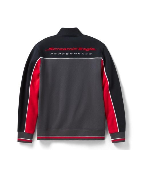 Harley-Davidson（ハーレーダビッドソン）の「Screamin' Eagle(R)1/4ジップ フリース プルオーバー（スウェット・メンズ・ブラック系その他・X-LARGE/SMALL/LARGE/MEDIUM）」の2枚目の写真