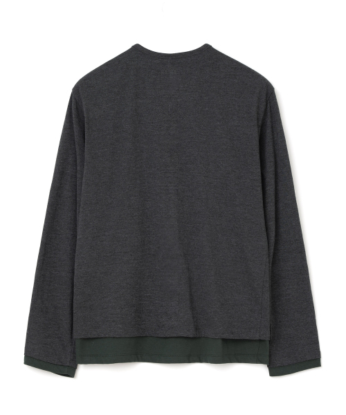 Millo Archive（ミロ アーカイブ）の「スキンレイヤードヘンリーネックTシャツ[チャコール]（Tシャツ/カットソー・メンズ・その他・LARGE/X-LARGE/MEDIUM）」の5枚目の写真