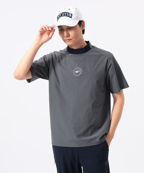 ORANGE LABEL / フレックスドライ 襟切り替え モックネックシャツ