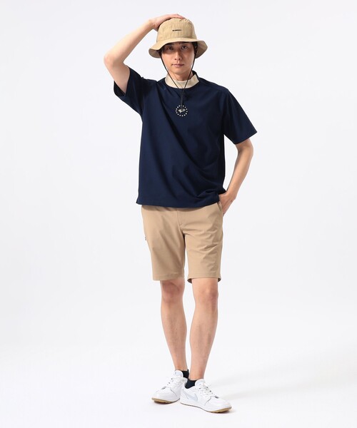 BEAMS GOLF(ビームスゴルフ)の「ORANGE LABEL / フレックスドライ 襟切り替え モックネックシャツ(スウェット・メンズ・ブラック/グレー/ネイビー・M/XL/S/L)」の21枚目の写真