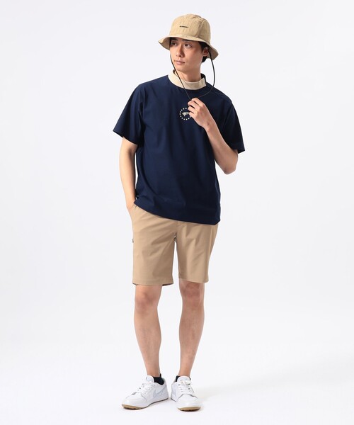 BEAMS GOLF(ビームスゴルフ)の「ORANGE LABEL / フレックスドライ 襟切り替え モックネックシャツ(スウェット・メンズ・ブラック/グレー/ネイビー・M/XL/S/L)」の20枚目の写真