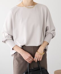 カットジョーゼットドルマンプルオーバー