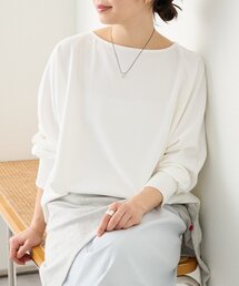 RIVE DROITE | 【万能ブラウス】カットジョーゼットドルマンプルオーバー(Tシャツ/カットソー)