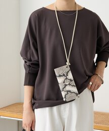 RIVE DROITE | 【万能ブラウス】カットジョーゼットドルマンプルオーバー(Tシャツ/カットソー)