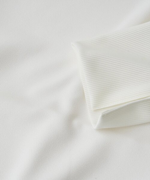 RIVE DROITE（リヴドロワ）の「【万能ブラウス】カットジョーゼットドルマンプルオーバー（Tシャツ/カットソー・レディース・チャコールグレー/オフホワイト/ベージュ・FREE）」の16枚目の写真