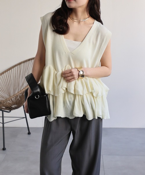 model：156cm 着用サイズ：FREE