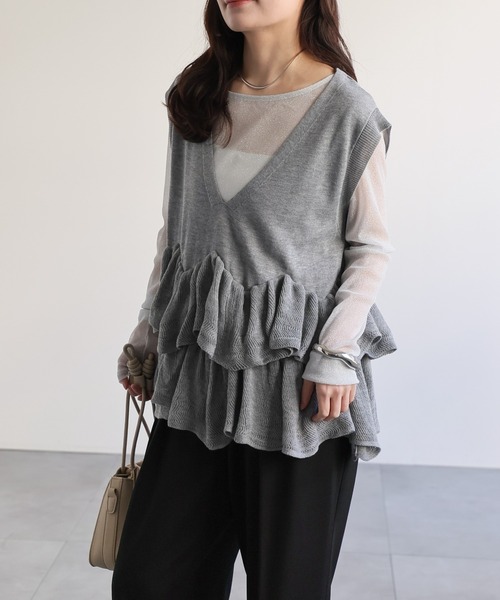 model：156cm 着用サイズ：FREE