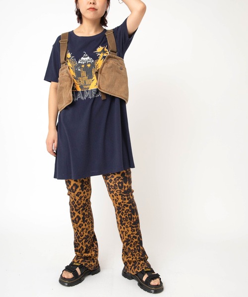 RNA（アールエヌエー）の「D1692 Jellydestroy T-ワンピース（ワンピース・レディース・レッド/ホワイト/ネイビー・MEDIUM）」の2枚目の写真