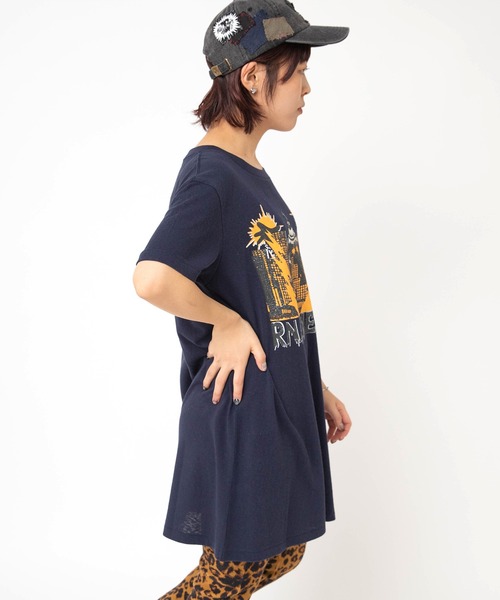 RNA（アールエヌエー）の「D1692 Jellydestroy T-ワンピース（ワンピース・レディース・レッド/ホワイト/ネイビー・MEDIUM）」の8枚目の写真