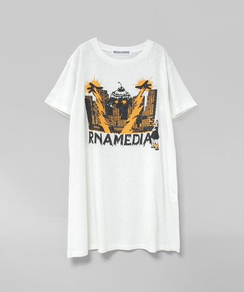 RNA（アールエヌエー）の「D1692 Jellydestroy T-ワンピース（ワンピース・レディース・レッド/ホワイト/ネイビー・MEDIUM）」の5枚目の写真