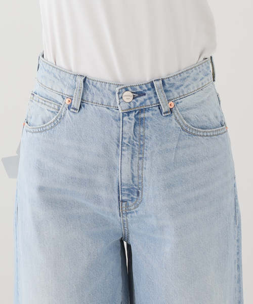 La TOTALITE（ラトータリテ）の「【洗える】PICCADILLY/ピカデリー ワイドデニム（デニムパンツ・レディース・サックスブルー・27/26/25）」の8枚目の写真