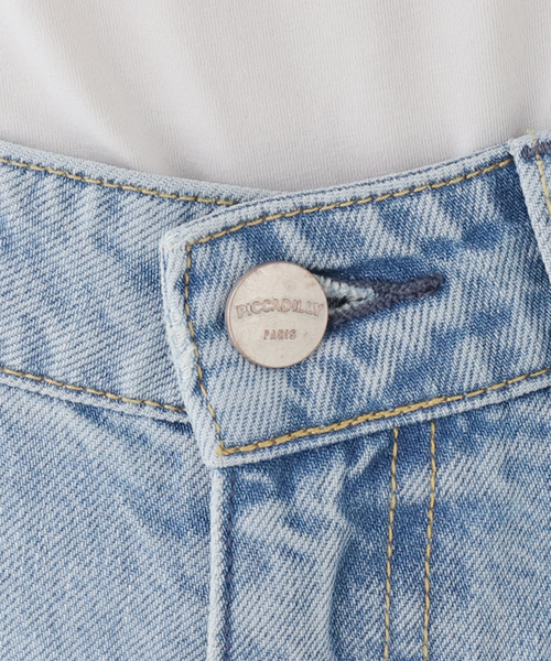 La TOTALITE（ラトータリテ）の「【洗える】PICCADILLY/ピカデリー ワイドデニム（デニムパンツ・レディース・サックスブルー・27/26/25）」の10枚目の写真