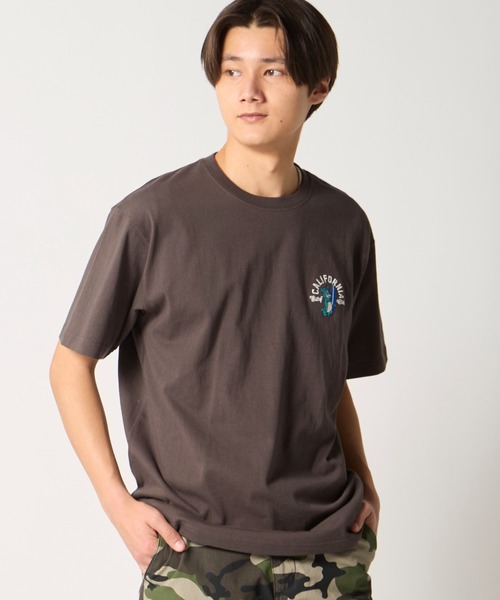 Ocean Pacific（オーシャンパシフィック）の「オーシャンパシフィック Ocean Pacific ハンソデTシャツ   オーシャンパシフィック（Tシャツ/カットソー・メンズ・ホワイト/チャコールグレー・M/L/LL）」の2枚目の写真